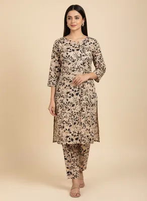 Stylish 2 Pcs Women's Unstitched Printed Suit thumbnail 2