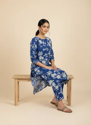 Stylish 2 Pcs Women's Unstitched Printed Suit thumbnail 3