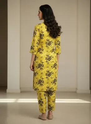 Stylish 2 Pcs Women's Unstitched Printed Suit thumbnail 3