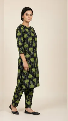 Stylish 2 Pcs Women's Unstitched Printed Suit thumbnail 2