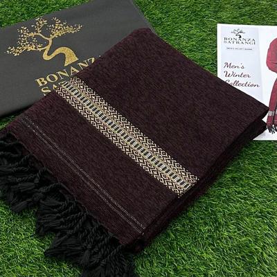 Luxury Velvet Shawl Brown 3 Yards Warm Cozy thumbnail 2
