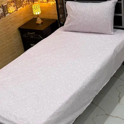 Elegant 4 Pcs Export Cotton Printed Single Bedsheet