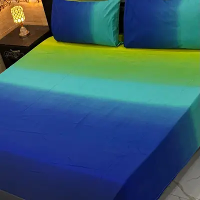 Exclusive 3 Pcs Export Cotton Printed Double Bedsheet