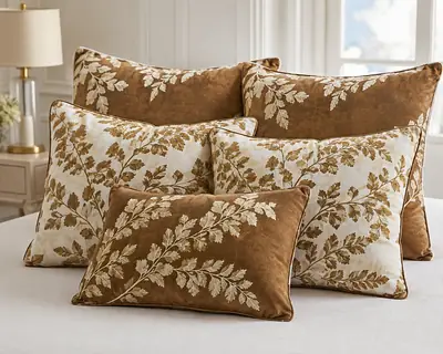 7 Pcs Cotton Salonica Printed Comforter Set thumbnail 2