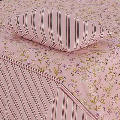 7 Pcs Cotton Salonica Printed Comforter Set thumbnail 3
