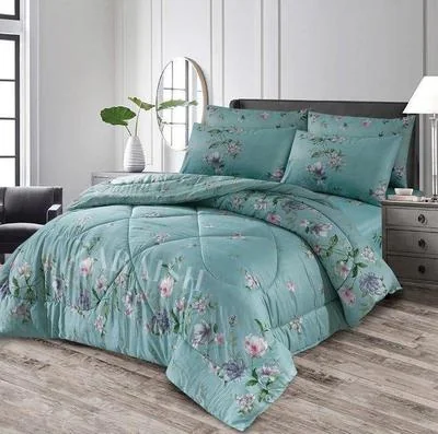 Luxurious 6 Pcs Cotton Salonica Printed Razai Set