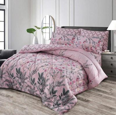 6 Pcs Cotton Salonica Printed Razai Set
