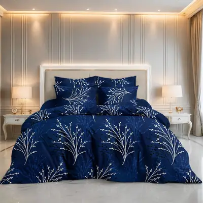 Exclusive 6 Pcs Cotton Salonica Printed Double Razai Set thumbnail 2