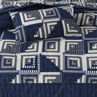 Exclusive 6 Pcs Cotton Salonica Printed Double Razai Set thumbnail 2