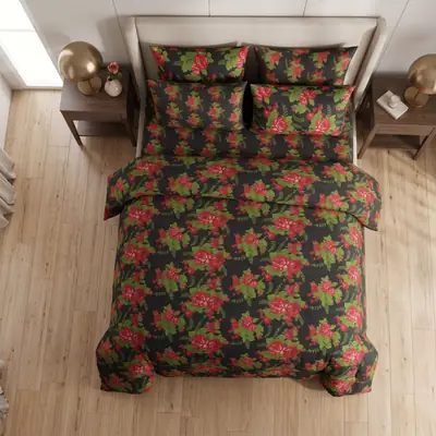 Exclusive 6 Pcs Cotton Salonica Printed Double Razai Set thumbnail 3