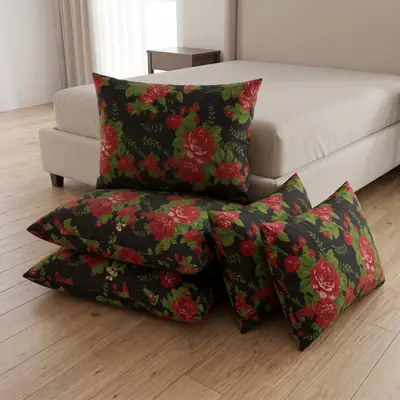 Exclusive 6 Pcs Cotton Salonica Printed Double Razai Set thumbnail 4