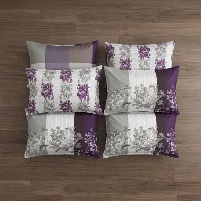 Exclusive 6 Pcs Cotton Salonica Printed Double Razai Set thumbnail 8