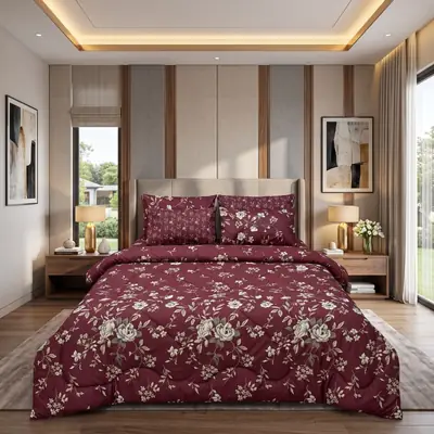 Exclusive 6 Pcs Cotton Salonica Printed Double Razai Set thumbnail 3