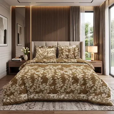 Exclusive 6 Pcs Cotton Salonica Printed Double Razai Set thumbnail 2
