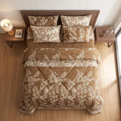 Exclusive 6 Pcs Cotton Salonica Printed Double Razai Set thumbnail 3