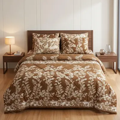 Exclusive 6 Pcs Cotton Salonica Printed Double Razai Set thumbnail 7