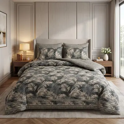Exclusive 6 Pcs Cotton Salonica Printed Double Razai Set thumbnail 3