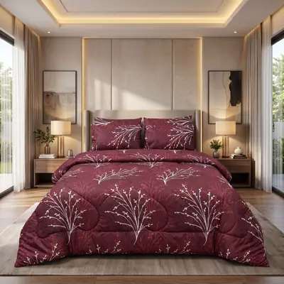 Exclusive 6 Pcs Cotton Salonica Printed Double Razai Set thumbnail 4