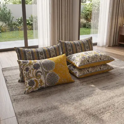 Exclusive 6 Pcs Cotton Salonica Printed Double Razai Set thumbnail 4