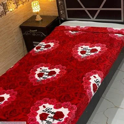 Fleece Printed Single Bed Blanket thumbnail 2