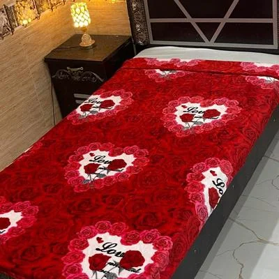 Fleece Printed Single Bed Blanket