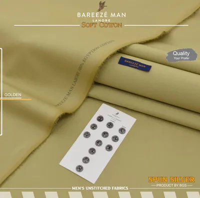 Men Cotton Plain Suit Multicolor Summer thumbnail 2