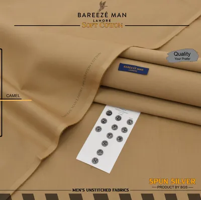 Men Unstitched Cotton Suit Multicolor Summer thumbnail 2