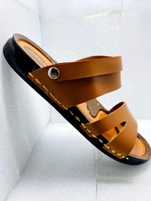 Men's Mustard Synthetic Leather Casual Sandals thumbnail 5