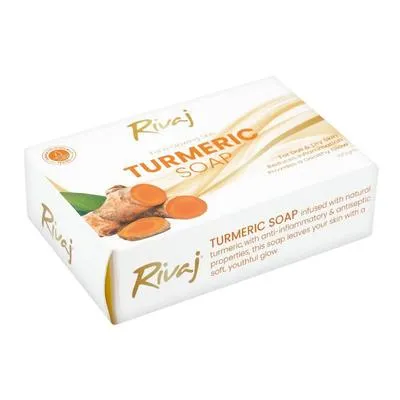 Turmeric Soap 100g for Dull Dry Skin Glow thumbnail 2