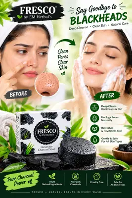FRESCO Black Charcoal Soap