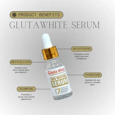 Gluta White Skin Whitening Serum 100ml Oil-Based thumbnail 2