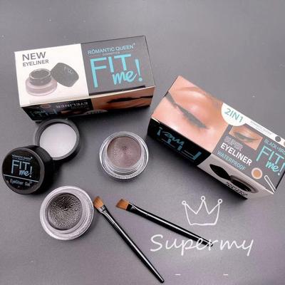 Waterproof Gel Eyeliner 2 in 1 Black Brown