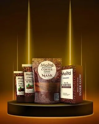 Malta Coffee Whitening Facial Kit 3 Pcs All Skin Types thumbnail 2