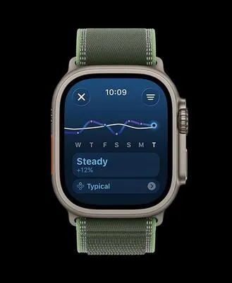 Apple Watch Ultra 3 Grey Silicone Strap thumbnail 4