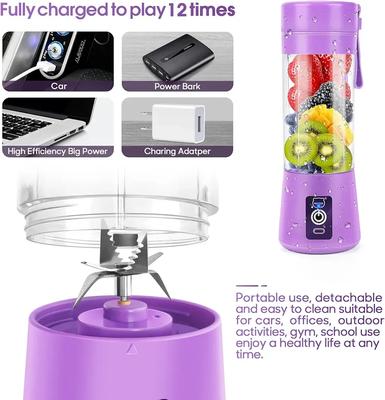 Purple Electric Juicer Blender for Smoothies & Fruits thumbnail 4