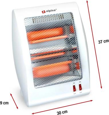 Electric Heater for Home Office White Stainless Steel thumbnail 8