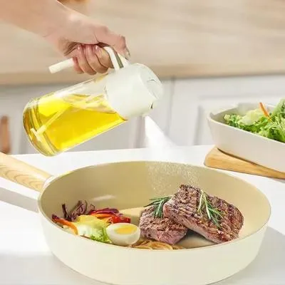 Premium Glass Oil Sprayer for Grilling & Salad thumbnail 6
