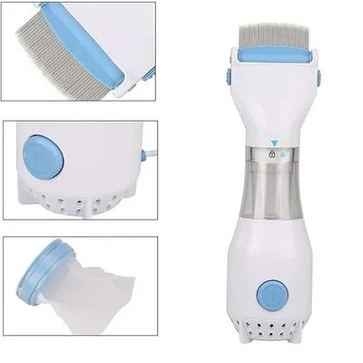 Chemical-free Head Lice Comb White Blue ABS thumbnail 4