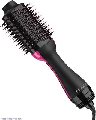 Stylish Hair Dryer Brush Black Pink ABS thumbnail 6