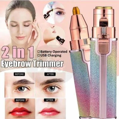 Easy-To-Clean Design Women's Eyebrows Hair Trimmer thumbnail 2