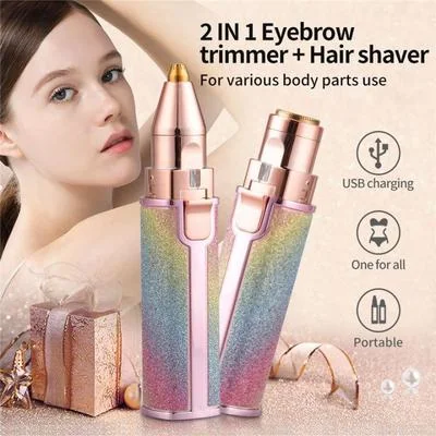 Easy-To-Clean Design Women's Eyebrows Hair Trimmer thumbnail 4