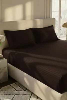 3 Pcs Micro Cotton Plain Double Bedsheet thumbnail 3