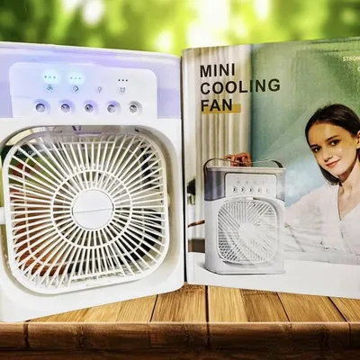 Portable Mini Air Cooler Fan with Humidifier for Summer Use thumbnail 4