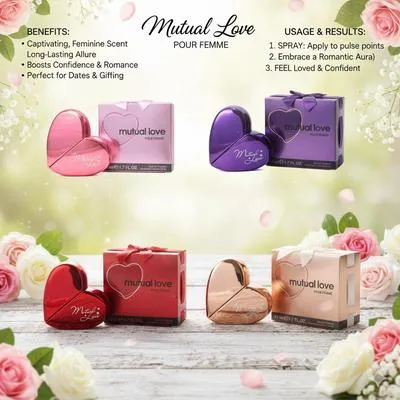 Mutual Love Eau de Parfum 50ml Red Heart Bottle for Women thumbnail 4
