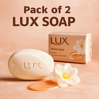 Lux Velvet Glow Soap Pack of 2 for Sensitive Skin thumbnail 2