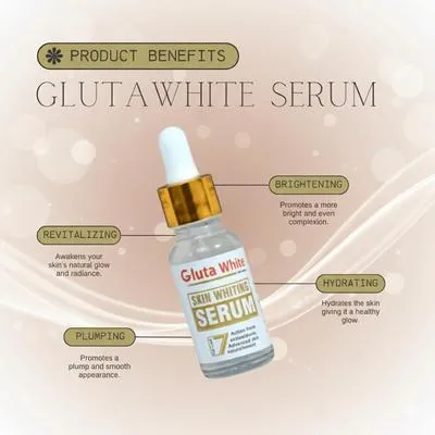 Gluta White Skin Whitening Serum 7% Dark Spot Remover thumbnail 3