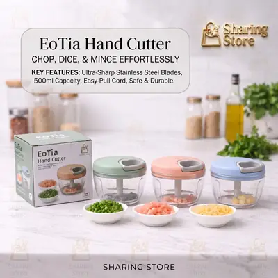 EoTia Manual Mini Chopper Hand Cutter
