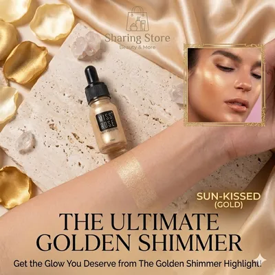 MISS ROSE Premium Liquid Highlighter - High-Shine Glow (10ml) thumbnail 3