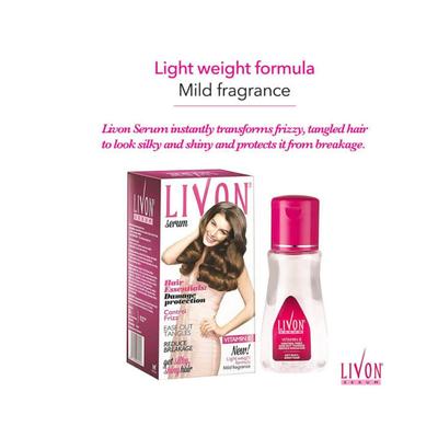 Livon Hair Serum 100ml Anti-Frizz Shine Care thumbnail 4
