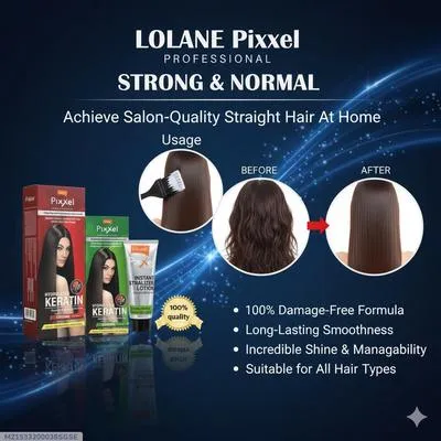 Lolane Pixel Hair Straightening Cream 50ml Normal Damaged Hair thumbnail 3